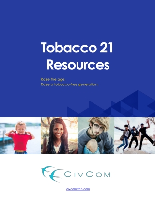 Tobacco 21 Resources
