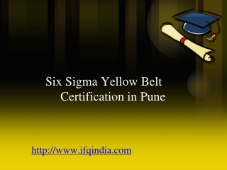 Six Sigma Yellow Belt Certification in Pune