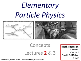 Elementary Particle Physics