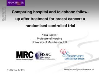 Comparing hospital and telephone follow-up after treatment for breast cancer: a randomised controlled trial