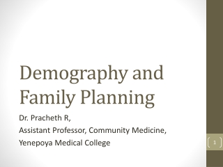 Demography and Family Planning