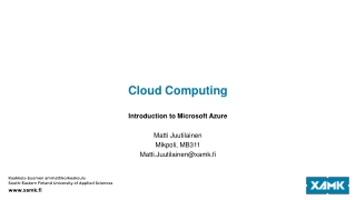 Cloud Computing