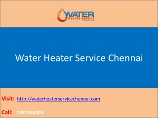 Geyser Service In Chennai