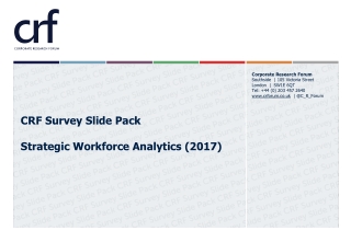 Corporate Research Forum Southside | 105 Victoria Street London | SW1E 6QT