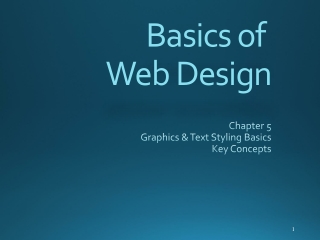 Basics of Web Design