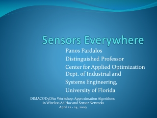 Sensors Everywhere