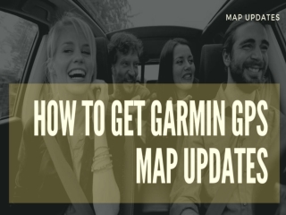 How to get Garmin GPS Map Updates