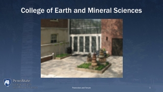 College of Earth and Mineral Sciences