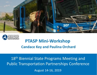 PTASP Mini-Workshop