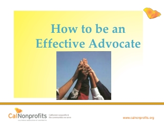 How to be an Effective Advocate