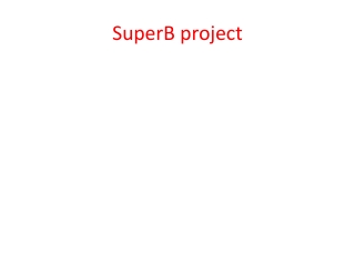 SuperB project