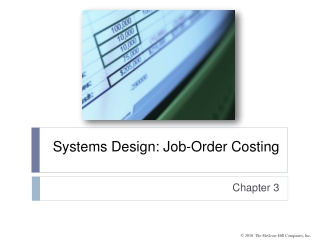 Systems Design: Job-Order Costing