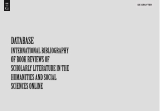 DATABASE INTERNATIONAL BIBLIOGRAPHY OF BOOK REVIEWS OF