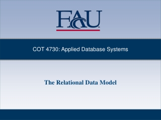 The Relational Data Model