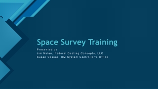 Space Survey Training