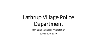 Lathrup Village Police Department