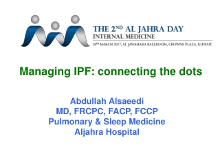 Managing IPF: connecting the dots