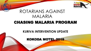 Rotarians Against Malaria