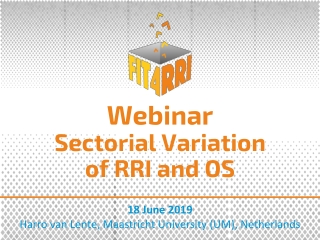 Webinar Sectorial Variation of RRI and OS