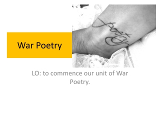 War Poetry