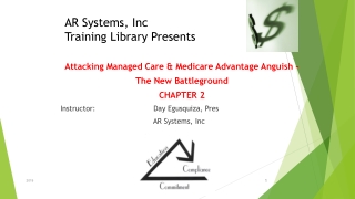 AR Systems, Inc Training Library Presents