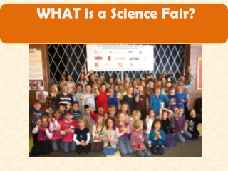 WHAT is a Science Fair?