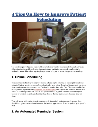 Diagnostic medical imaging
