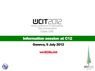 Information session at C12
