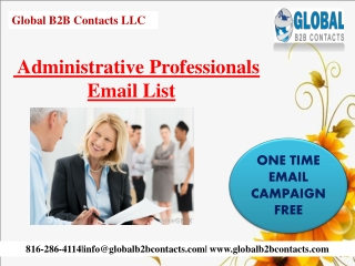 Administrative Professionals Email List