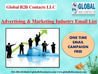 Advertising & Marketing Industry Email List