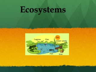 Ecosystems