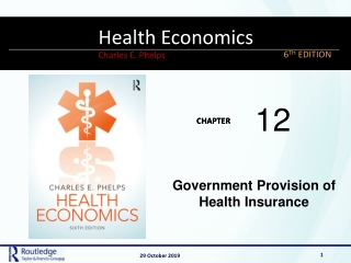 Government Provision of Health Insurance
