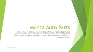 Monza Auto Parts