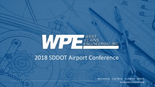 2018 SDDOT Airport Conference