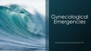 Gynecological Emergencies