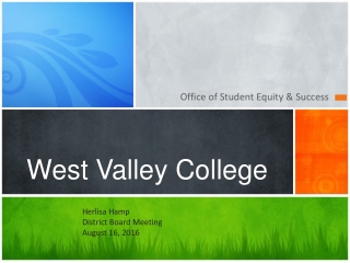 West Valley College