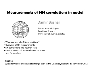 Measurements of NN correlations in nuclei