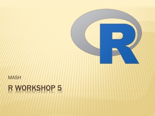 R workshop 5