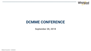 DCMME CONFERENCE