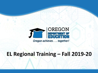 EL Regional Training – Fall 2019-20
