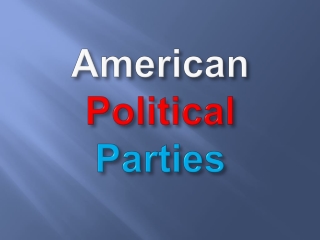 American Political Parties