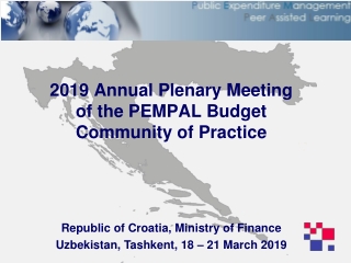 2019 Annual Plenary Meeting of the PEMPAL Budget Community of Practice