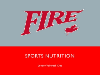 Sports Nutrition