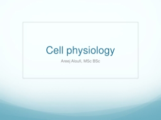 Cell physiology