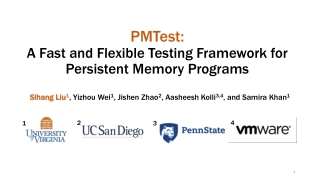 PMTest: A Fast and Flexible Testing Framework for Persistent Memory Programs