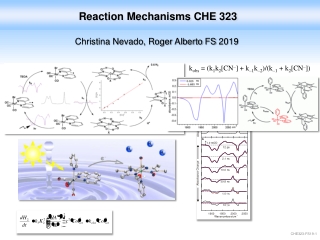 Reaction Mechanisms CHE 323