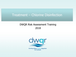 Treatment – Chlorine Disinfection
