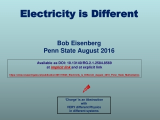Bob Eisenberg Penn State August 2016