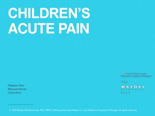 Children’s Acute Pain