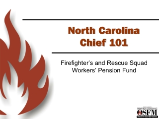 North Carolina Chief 101